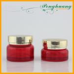 Red Coating Cosmetic Bottles And Jars