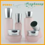 Pink Printing Girl Cosmetic Bottles and Jars