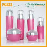 Wholesale Pink Printing Girl Cosmetic Bottles and Jars