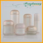 Pearl Pink Cosmetic Bottles And Jars For Body Care