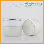 Pearl White Cosmetic Bottles And Jars For Body Care